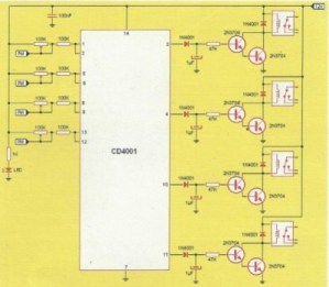 APRENDE PRACTICANDO / Cuádruple sensor por tacto